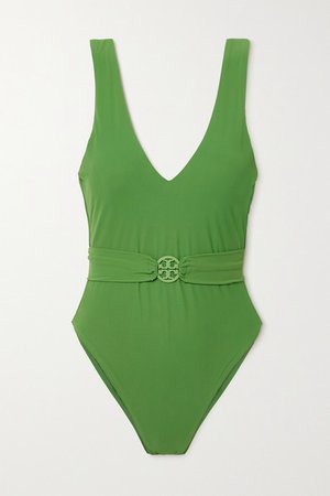 Miller Belted Swimsuit - Green