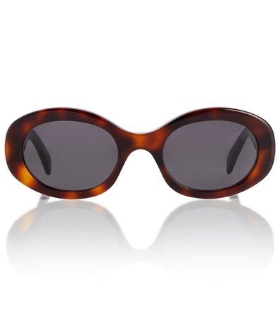 Celine Eyewear - Triomphe 01 oval sunglasses