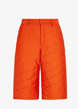 orange FF Fendi shorts