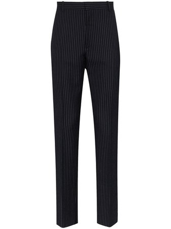Alexander Mcqueen Pinstripe Wool Trousers Ss20