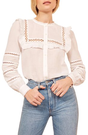 Reformation Rosey Blouse | Nordstrom