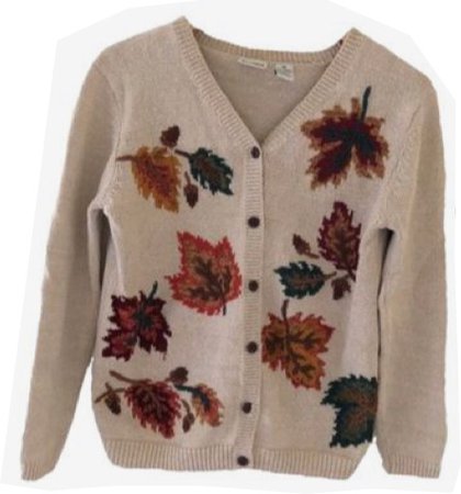 autumn leaf sweater