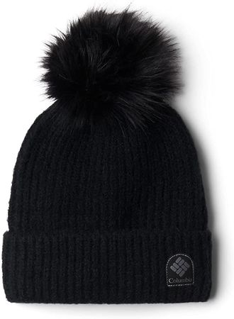 Amazon.com: Columbia Men's Winter Blur Pom Pom Beanie, Black, One Size : Clothing, Shoes & Jewelry