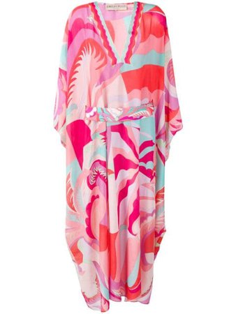 Emilio Pucci Acapulco Print Beach Kaftan $900 - Shop SS19 Online - Fast Delivery, Price