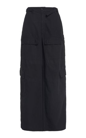 Apron Cotton Cargo Maxi Skirt By Balenciaga | Moda Operandi
