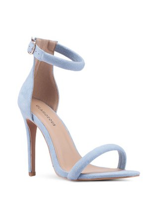 Buy Glamorous Blue Heeled Sandals Online | ZALORA Malaysia RM165.00