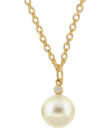 South Sea Pearl And Diamond Charm | Marissa Collections