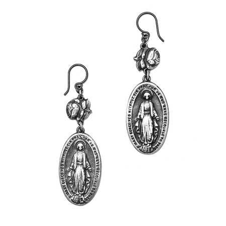 Our Lady of Roses Chapter II. Earrings. – Blood Milk Jewels