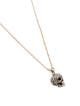 Alexander Mcqueen Crystal Embellished Skull Necklace | Farfetch.com