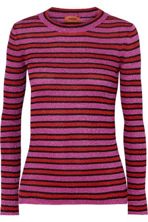 Missoni | Striped metallic stretch-knit top | NET-A-PORTER.COM