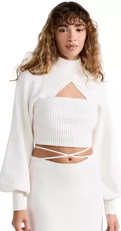 Kiana Pearl Long Sleeve Set - White - Google Search