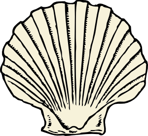 Scallop Shell Clip Art at Clker.com - vector clip art online, royalty free & public domain