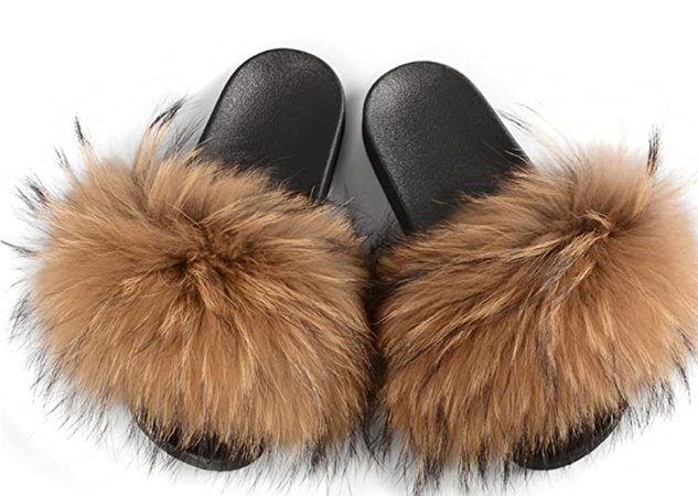 brown fur slides