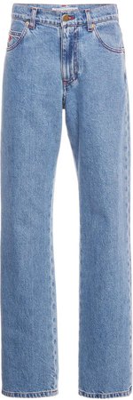 Philosophy di Lorenzo Serafini High-Rise Straight-Leg Jeans Size: 36