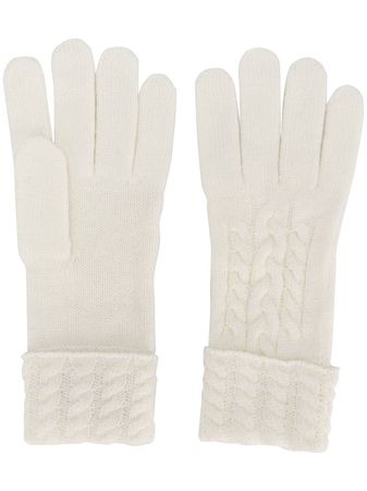 Shop N.Peal cable-knit gloves with Express Delivery - FARFETCH