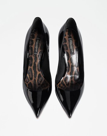Patent Leather Pump With Leopard Sole - Women | Dolce&Gabbana