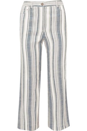 Zimmermann | Helm striped linen-blend pants | NET-A-PORTER.COM