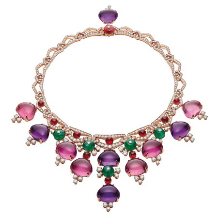 BVLGARI, Inspirazioni Italiane cabochon gemstone necklace