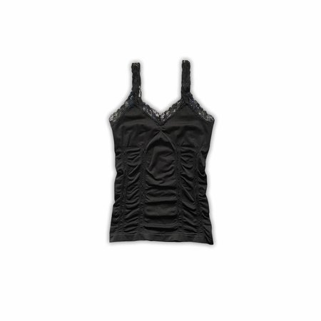 black gothic lace camisole tank top