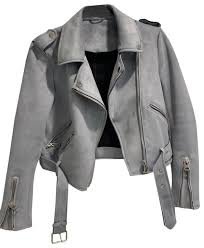 grey suede jacket womens - Google Search