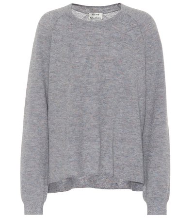 Alpaca and wool-blend sweater