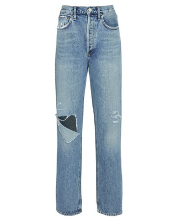 AGOLDE Fitted 90s Straight-Leg Jeans | INTERMIX®