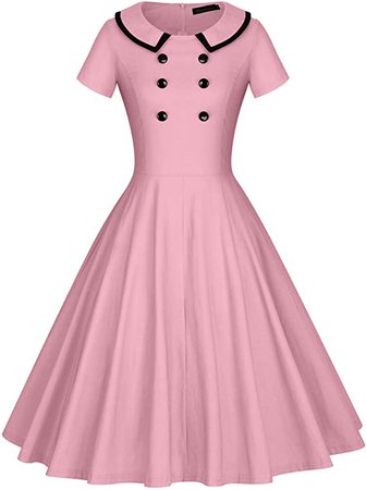 Amazon.com: GownTown Womens Dresses 1950s Vintage Swing Stretchy Dresses: Clothing