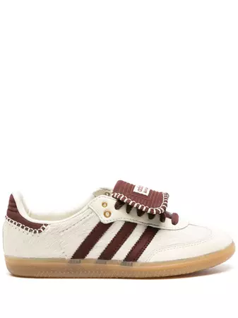 Adidas logo-patch Leather Sneakers - Farfetch