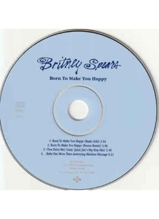 Britney Spears Png Filler y2k born to make you happy CD music blue