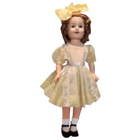 1957 Flirty Eyed Shirley Temple w/ Tagged dress : Granny and Mommies Dolls | Ruby Lane
