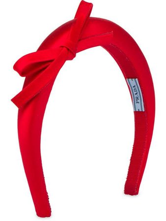Prada bow detail headband
