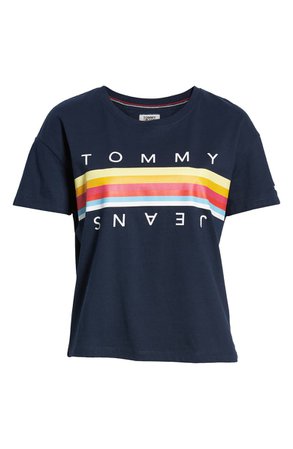 TOMMY JEANS Multicolor Logo Tee | Nordstrom