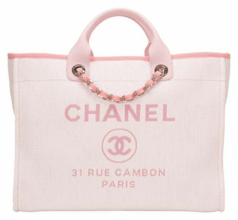 Chanel pink tote