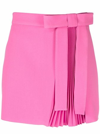 RED Valentino pleated bow detail shorts - FARFETCH