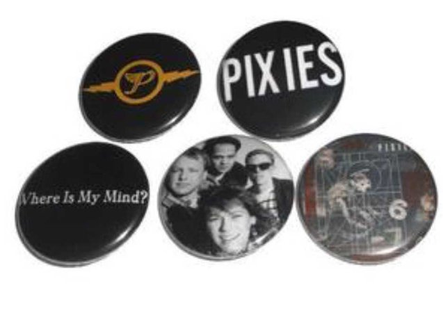 pixies band badges