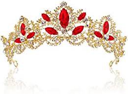 gold and red tiara - Google Search