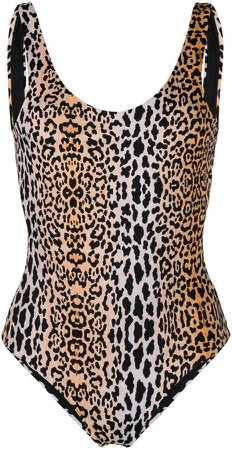 Funky leopard print swimsuit