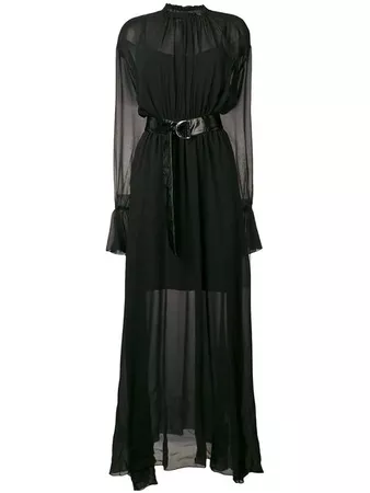Federica Tosi Belted Silk Dress