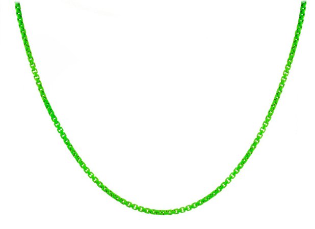 green chain necklace