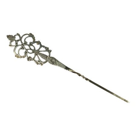 Beautiful Antique 19th Century Italian Sterling Silver Hair Pin Spadine Sperada from Trinity Antiques at … | Hair jewelry, Silver hair pin, Vintage hair accessories