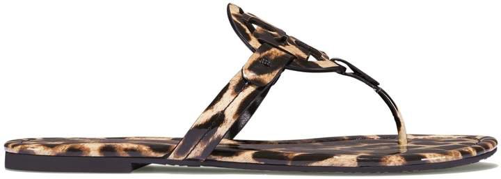 MILLER SANDAL, PRINTED PATENT LEATHER