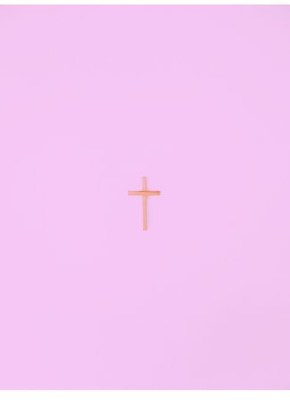 pink - cross - background