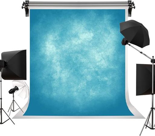 Amazon.com : Kate 1.5x2.2m Blue Portrait Backdrops Abstract Blue Photography Backgrounds Vintage Backdrops : Electronics