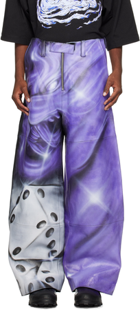 gerrit Jacob purple print pants