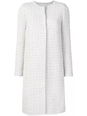 Chanel Vintage check patterned midi coat £1,350 - Shop Online - Fast Global Shipping, Price