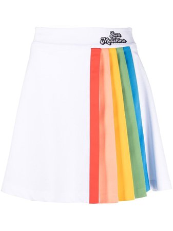 Love Moschino Pleated Mini Skirt - Farfetch