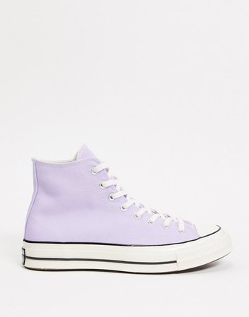 Converse chuck '70 hi lilac sneakers | ASOS