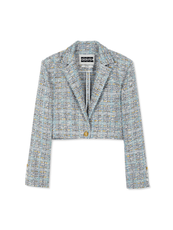 UMBO Single-Breasted Short Jacket - Multi : EENK SHOP