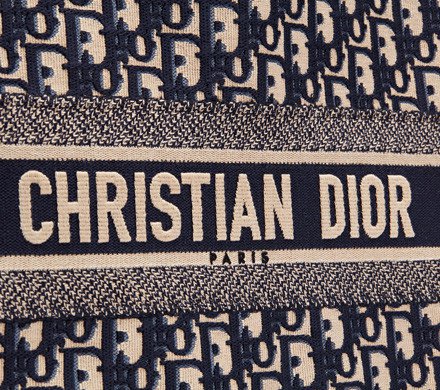 Bolsa Dior Book Tote em tecido Dior Oblique rebordado - Dior