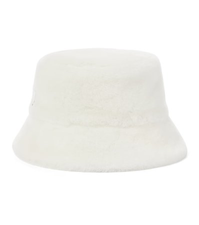 Prada - Shearling bucket hat | Mytheresa